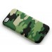 iPhone 6 6s 4.7 - Green Camouflage Pattern TPU Soft Phone Cover Case